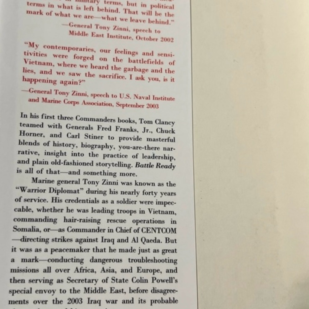 New Military Novel “Battle Ready” Tom Clancy Hardback Book Novel - Picture 4 of 7